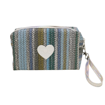 Heart IOU Printing Makeup Pouch JB51217-37 (12PC)