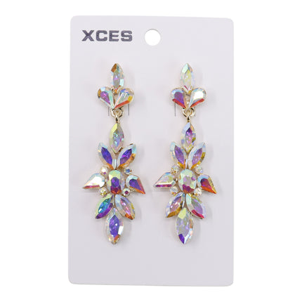 Oval Crystal Drop Bridal Earring JE7304 (3PAIR)