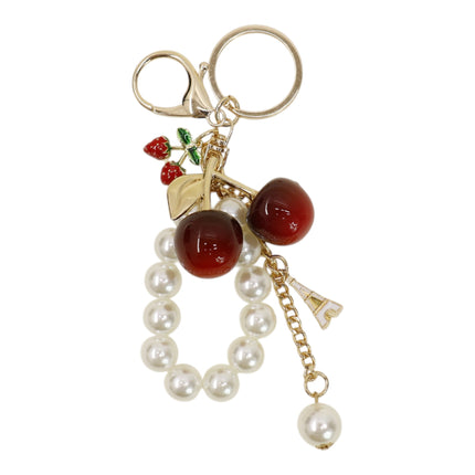 Cherry With Pearl Keychain and Bag Charm JK6416-15 (12)
