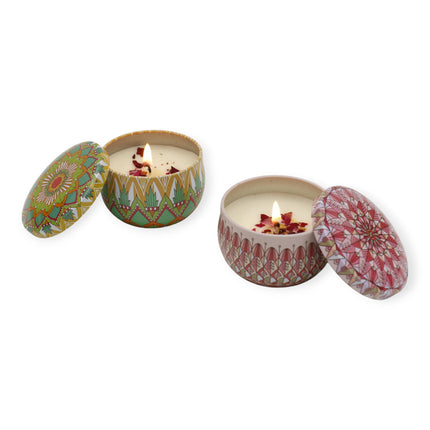 Bohemia 2pcs Fragrance Scented Candle SS51113-14 (12Pack)