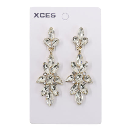 Oval Crystal Drop Bridal Earring JE7304 (3PAIR)