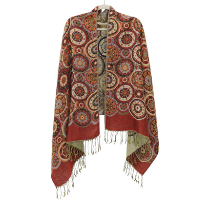 Metallic Pashmina Circle Pattern SCF3719-35 (12PC)