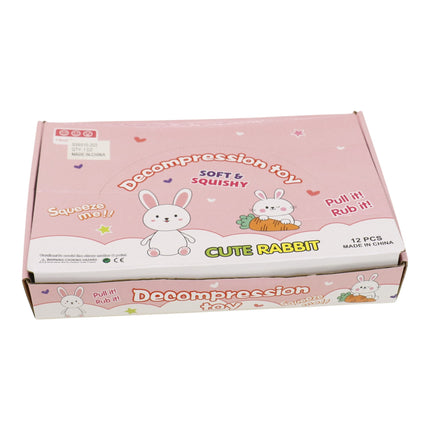 Glitter Maltose Sugar Bunny Squishy Toy SS6510-203 (12PC)