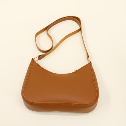 Fashion Handbags Retro Solid Color PU Leather Shoulder Bag JB6206-3 (12PC)