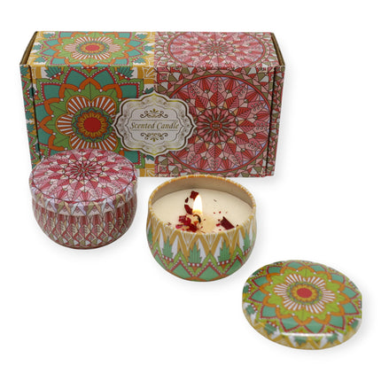 Bohemia 2pcs Fragrance Scented Candle SS51113-14 (12Pack)