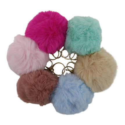 Pom Pom Keychain KC616 (12PC)