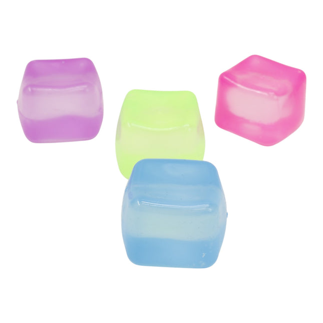 Clear Colors Cube Maltose Putty Filled Squishy TY6422-22 (12PC)