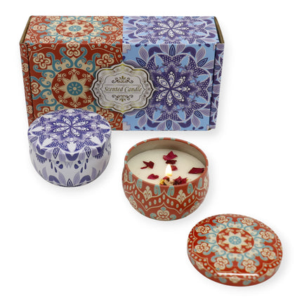 Bohemia 2pcs Fragrance Scented Candle SS51113-15 (12Pack)