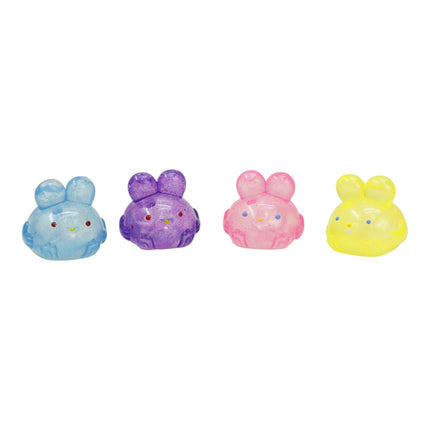 Bunny Clear Colors Squishy Toy SQ6509-4 (12PC)
