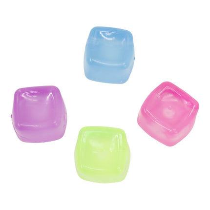 Clear Colors Cube Maltose Putty Filled Squishy TY6422-22 (12PC)