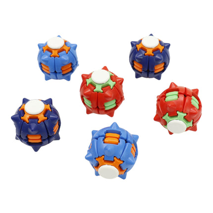 Press to Spin Fidget Spinner HelixCore Rotating Stress Ball Fidget Toy JT6723-4 (12PC)