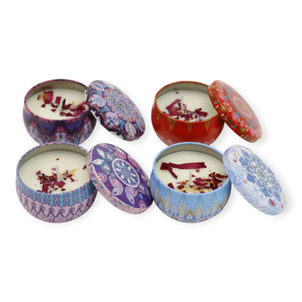 Bohemia 4pcs Fragrance Scented Candle SS51113-23 (12Pack)