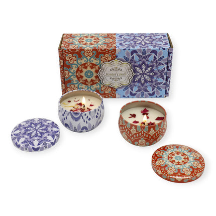 Bohemia 2pcs Fragrance Scented Candle SS51113-15 (12Pack)