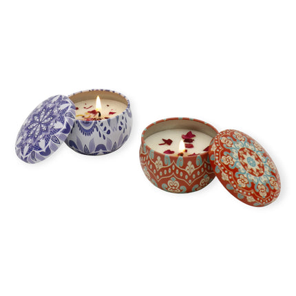Bohemia 2pcs Fragrance Scented Candle SS51113-15 (12Pack)