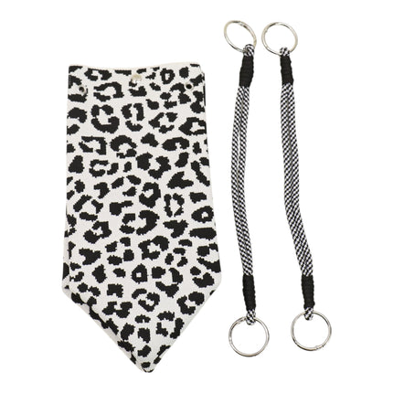 leopard Pattern Cord Strap Knitted Tote Bag SS51116-47(12PC)