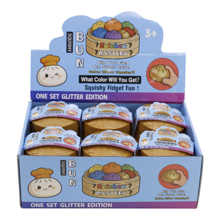 Rainbow Soft Slime Filled Squishy Dumpling JT6512-15 (12PC)