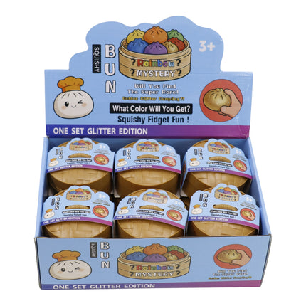 Rainbow Soft Slime Filled Squishy Dumpling JT6512-15 (12PC)