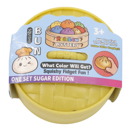Mini Glitter Gel Bead Squishy Dumpling With Steamer SQ6606-3 (12PC)