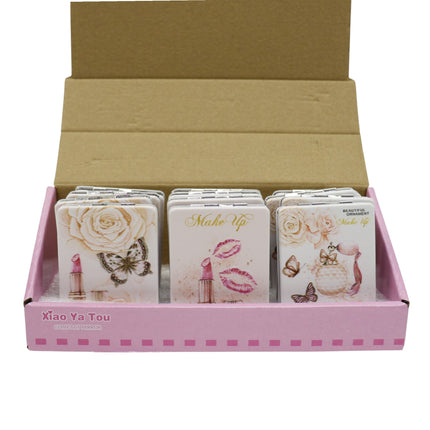 Butterfly Floral Beauty Makeup Compact Mirror JM5921-6 (12PC)