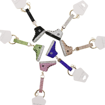 Rhinestone Sneakers Keychain SS511-42 (12PC)
