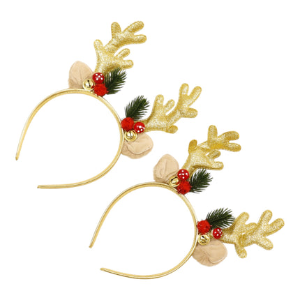 Christmas Antlers Headband HB6905-3 (12PC)