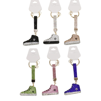 Rhinestone Sneakers Keychain SS511-42 (12PC)