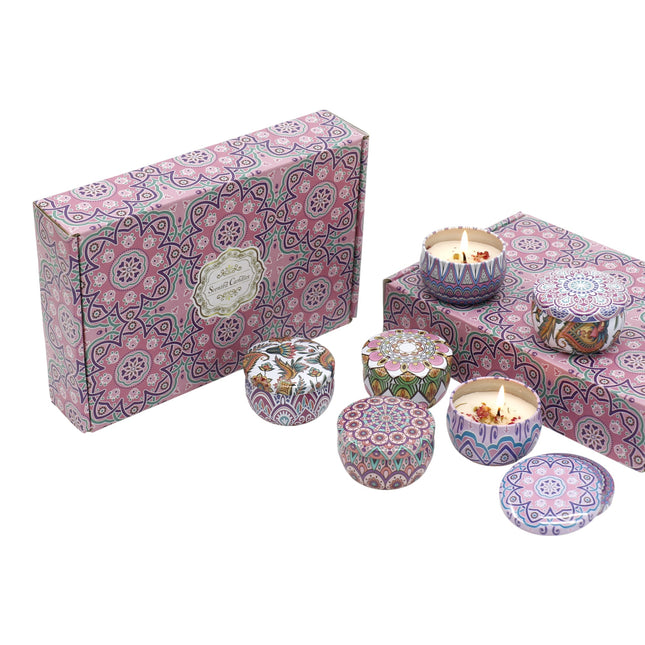 Bohemia 6pcs Fragrance Scented Candle AC5113-1 (12Pack)