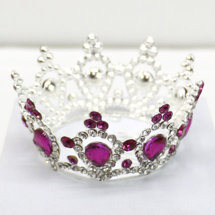 Crystal Small Tiara Hair Crown HT0952 (6PC)