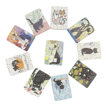 Frida Kahlo Rectangular Glitter Compact Makeup Mirror JM6423-10 (12PC)