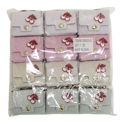Cherry Air pods Case Bag Key Chain SS6305-22 (12PC)