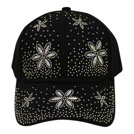 Women's Billing  Rhinestone Studded CAP HA6323-35 (12PC)