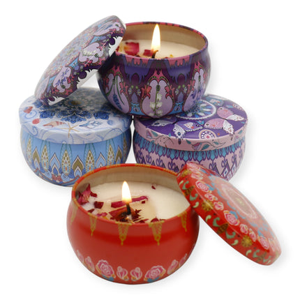 Bohemia 4pcs Fragrance Scented Candle SS51113-23 (12Pack)