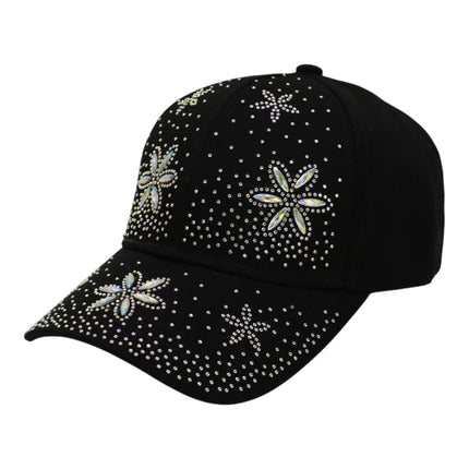 Women's Billing  Rhinestone Studded CAP HA6323-35 (12PC)