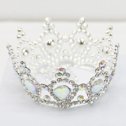 Crystal Small Tiara Hair Crown HT0952 (6PC)