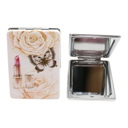 Butterfly Floral Beauty Makeup Compact Mirror JM5921-6 (12PC)