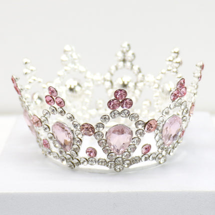 Crystal Small Tiara Hair Crown HT0952 (6PC)