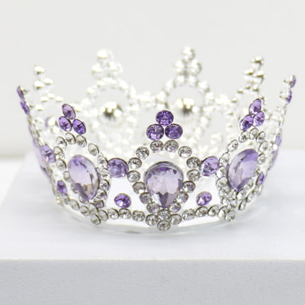 Crystal Small Tiara Hair Crown HT0952 (6PC)