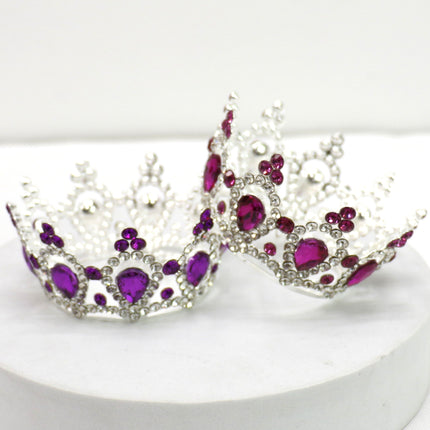 Crystal Small Tiara Hair Crown HT0952 (6PC)