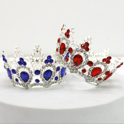 Crystal Small Tiara Hair Crown HT0952 (6PC)