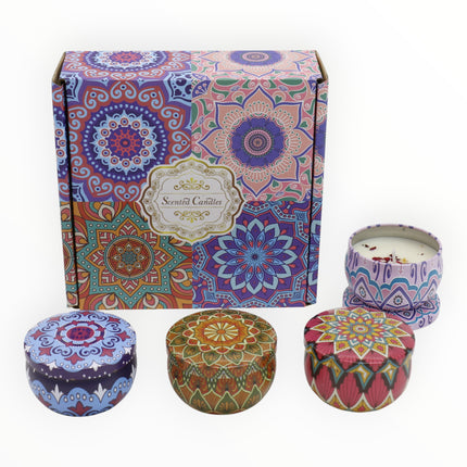 Bohemia 4pcs Fragrance Scented Candle SS51113-24 (12Pack)