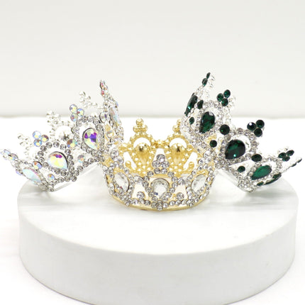 Crystal Small Tiara Hair Crown HT0952 (6PC)