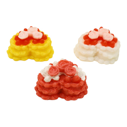 Silicon Heart Cake Squishy Toy JT6518-7 (12PC)