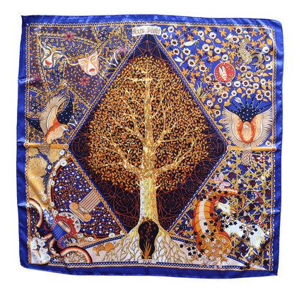 SATIN SCARF TREE OF LIFE 1115-6 (12PC)