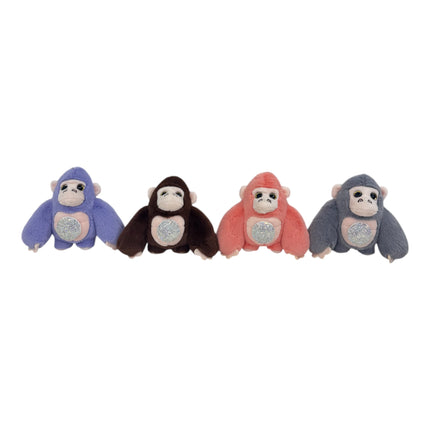 Cute Gorilla With Stone Plush Key Chain KC31123-1 (12PC)