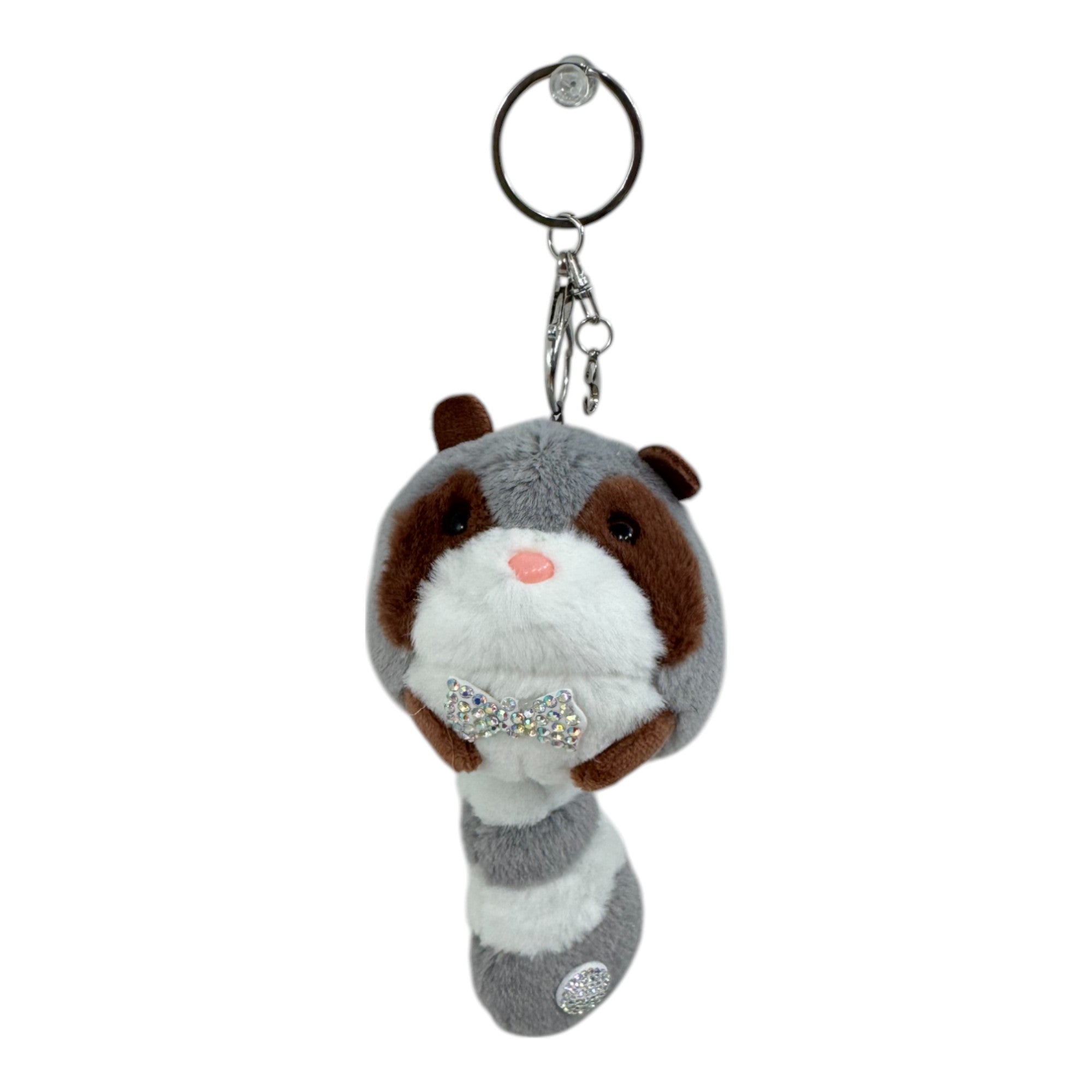 小物 tora Raccoon Plush Stone Key Chain TY612-10 (12PC) – JINHWA