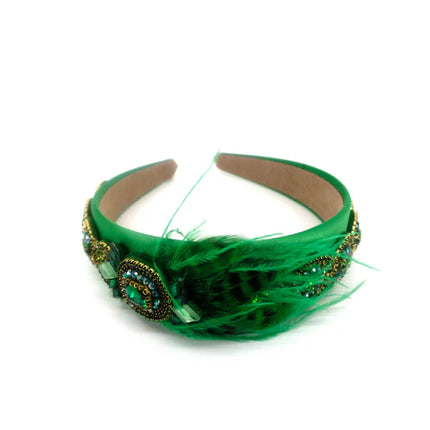 Feather Crystal Headband HB21029-27 (12PC)