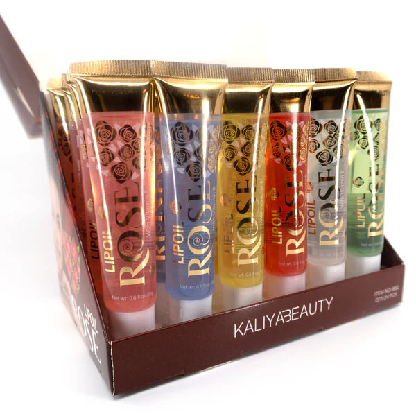 KALIYA BEAUTY ROSE LIP OIL 862 (24PC)