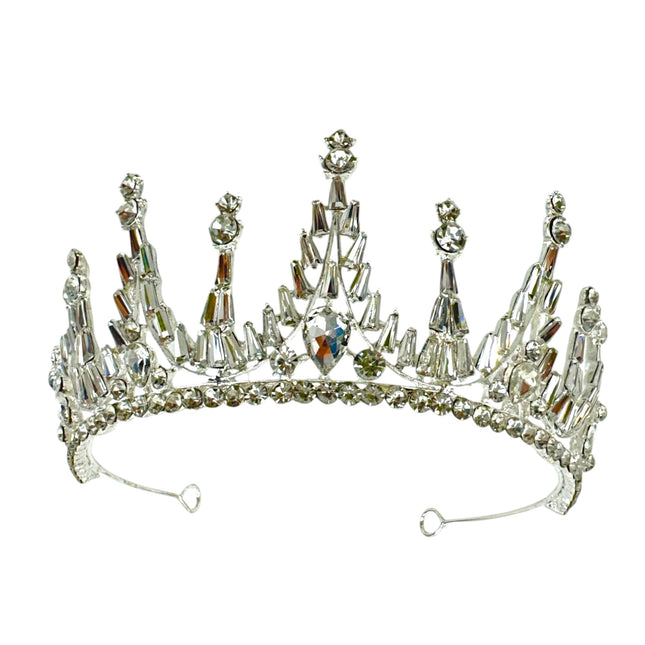 Crystal Tiara Crown CR1030-28 (1PC)