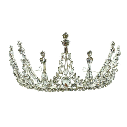 Crystal Tiara Crown CR1030-28 (1PC)
