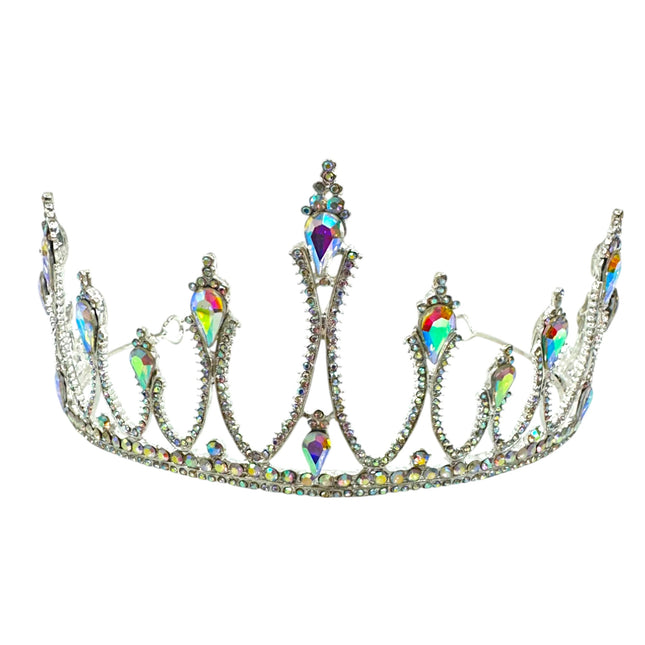 Crystal Tiara Crown CR1030-18 (1PC)